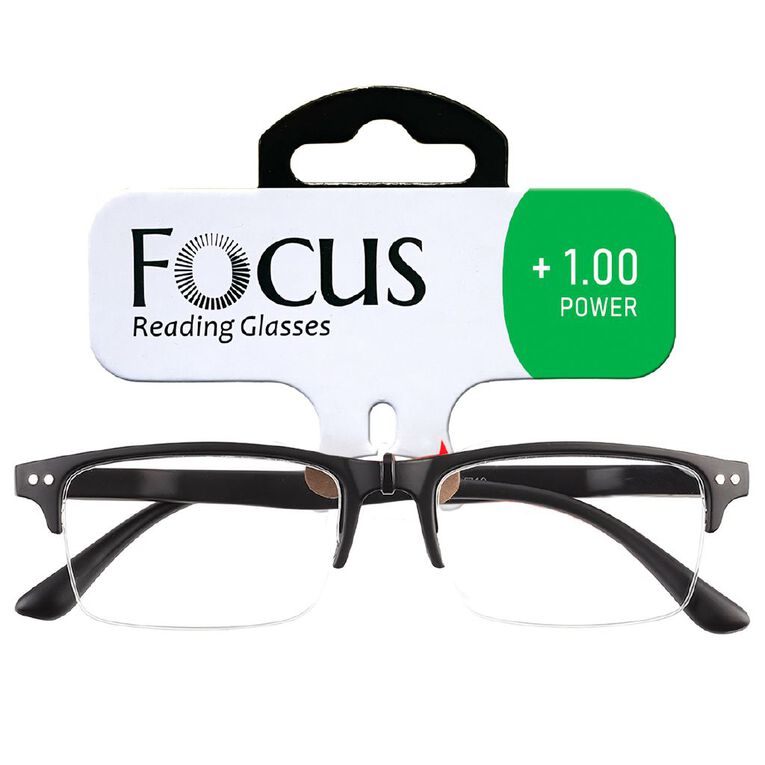 Focus Reading Glasses Half Eye +1.00, , hi-res