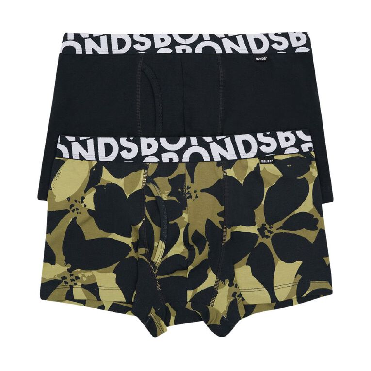 B FOR BONDS Men's Trunks 2 Pack, Khaki, hi-res