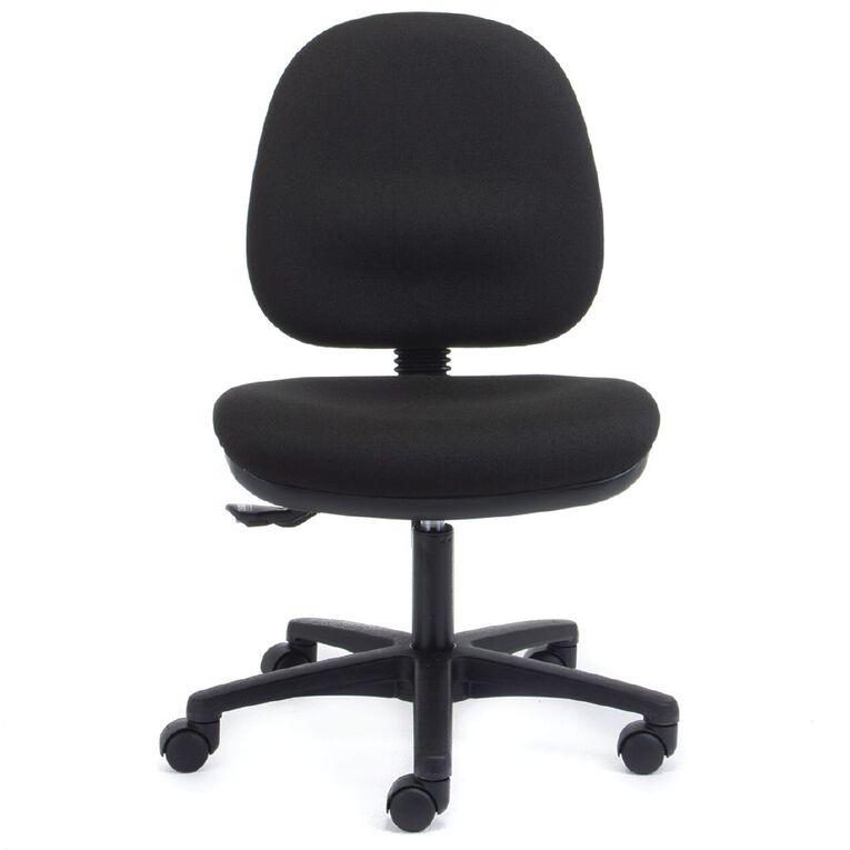 Chair Solutions Aspen Midback Chair Black, , hi-res