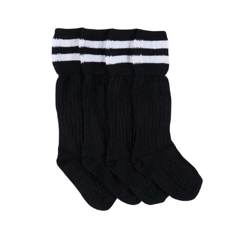 Schooltex Striped School Socks 2 Pack, Schooltex Sock B15, hi-res