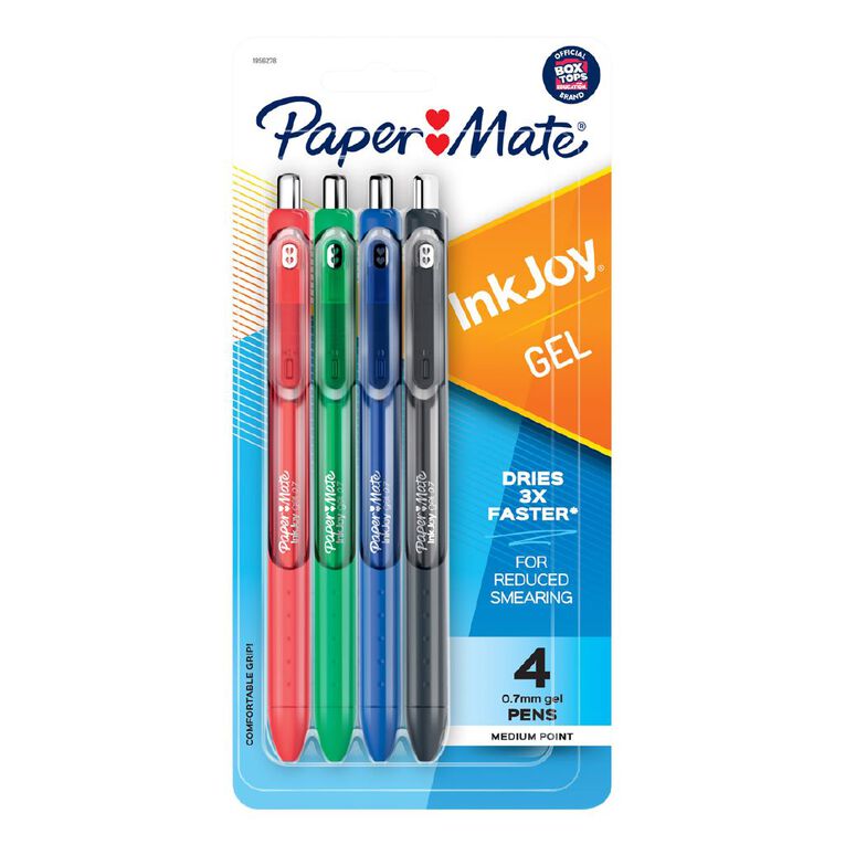 Paper Mate Inkjoy Gel 0.7mm Business 4 Pack, , hi-res