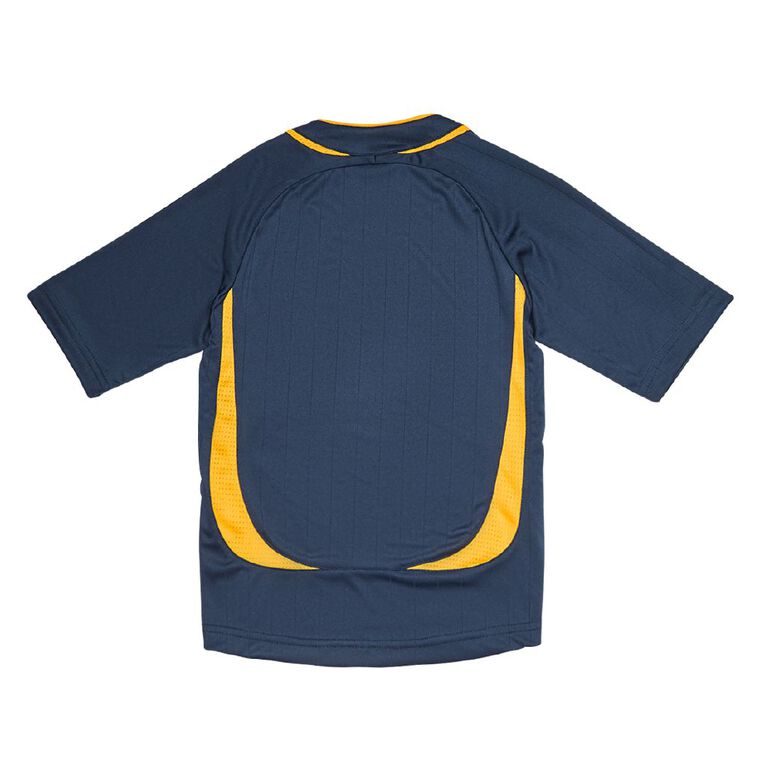 Schooltex South New Brighton New Tee with Embroidery, Navy/Gold, hi-res