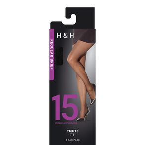 H&H Matte Briefs Tights 2 Pack