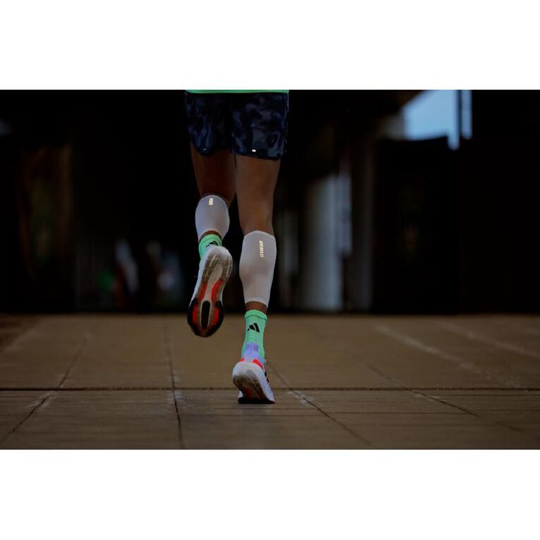 Adidas Compression Calf Sleeves White, , hi-res