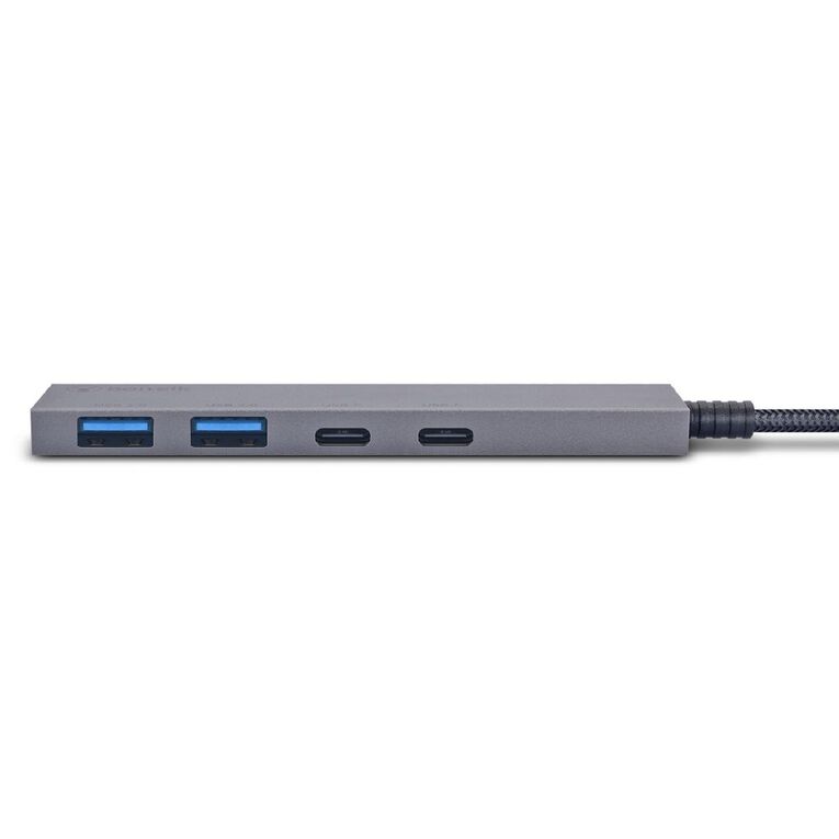 Bonelk Long Life USB C 4 in 1 Multiport Slim Hub Space Grey Grey, , hi-res