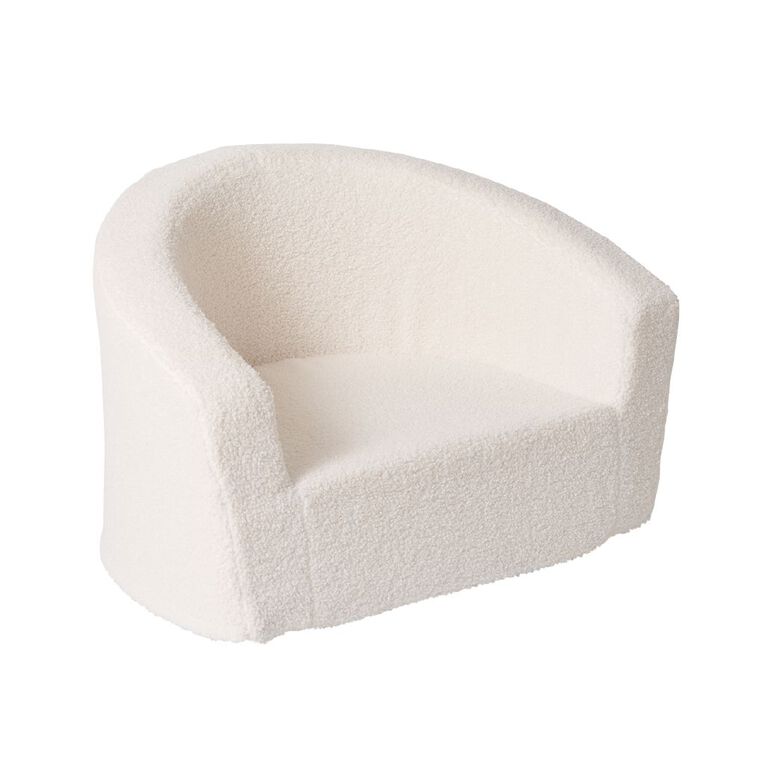 Living & Co Kids Mini Sofa Cream, , hi-res