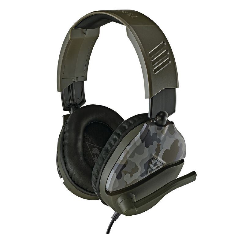 Turtle Beach Recon 70 Multiplatform Gaming Headset Green Camo, , hi-res