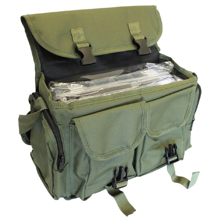 Maxistrike Soft Green Two Tray Tackle Bag, , hi-res