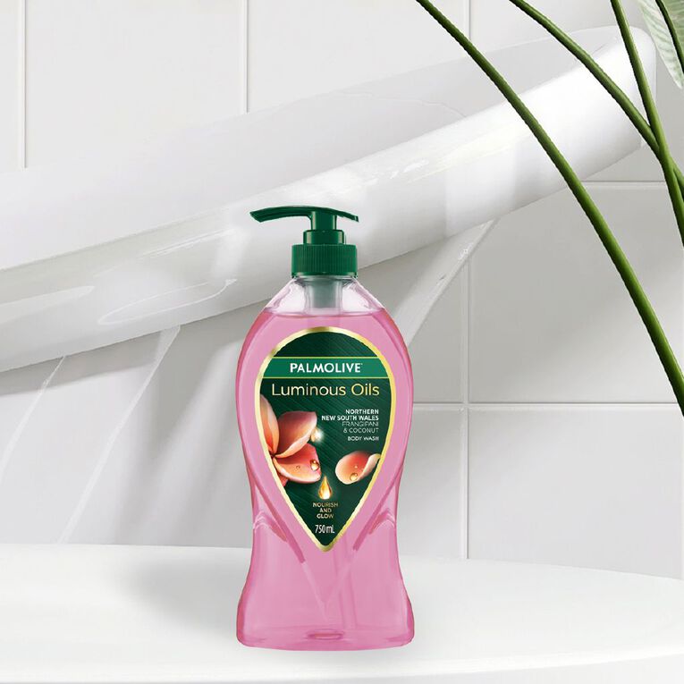Palmolive Luminous Oils Body Wash Frangipani And Coconut 750ml, , hi-res
