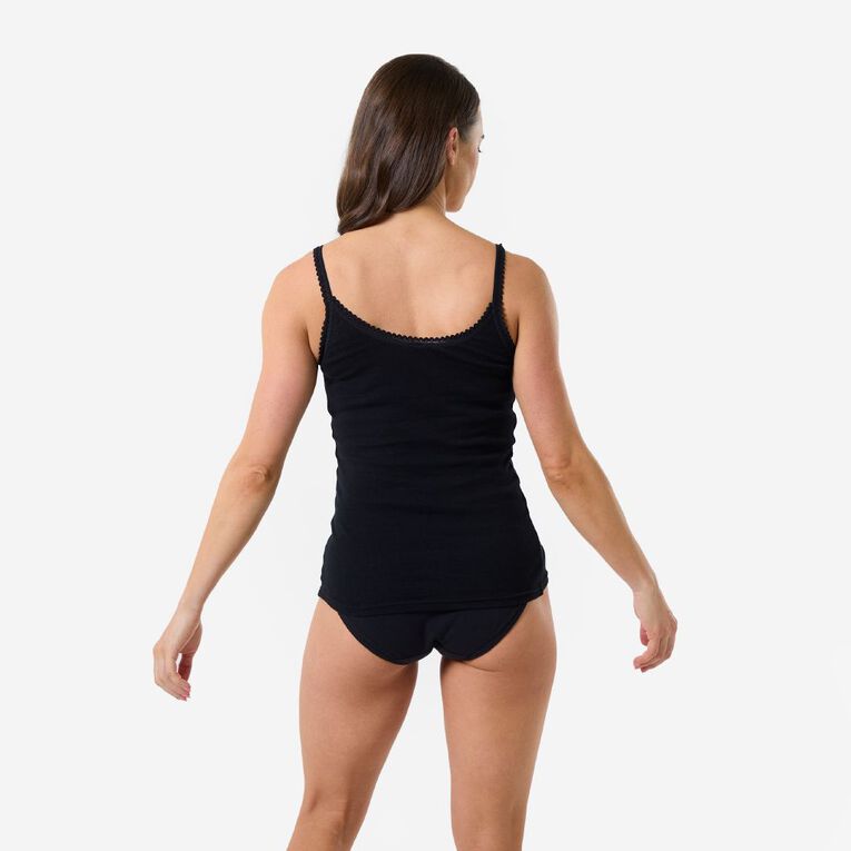 H&H Women's Vest Raindrop, Black, hi-res