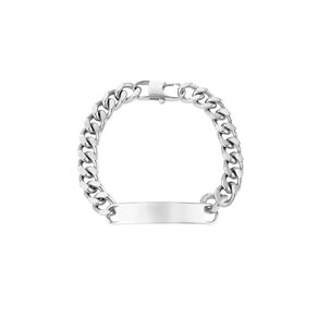 Waterproof Men's Stainless Steel Curb Bracelet
