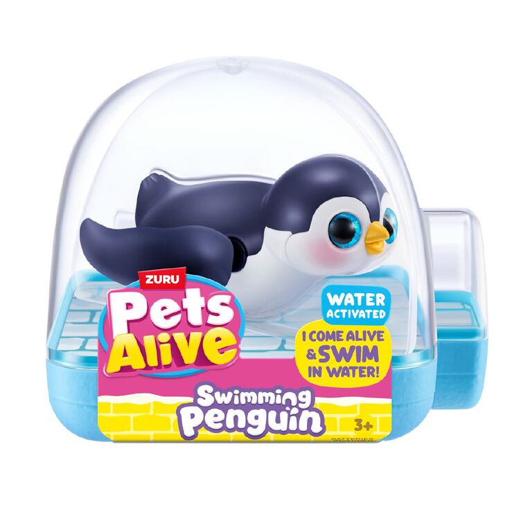 Zuru Pets Alive Swimming Penguin Series 1 Assorted, , hi-res