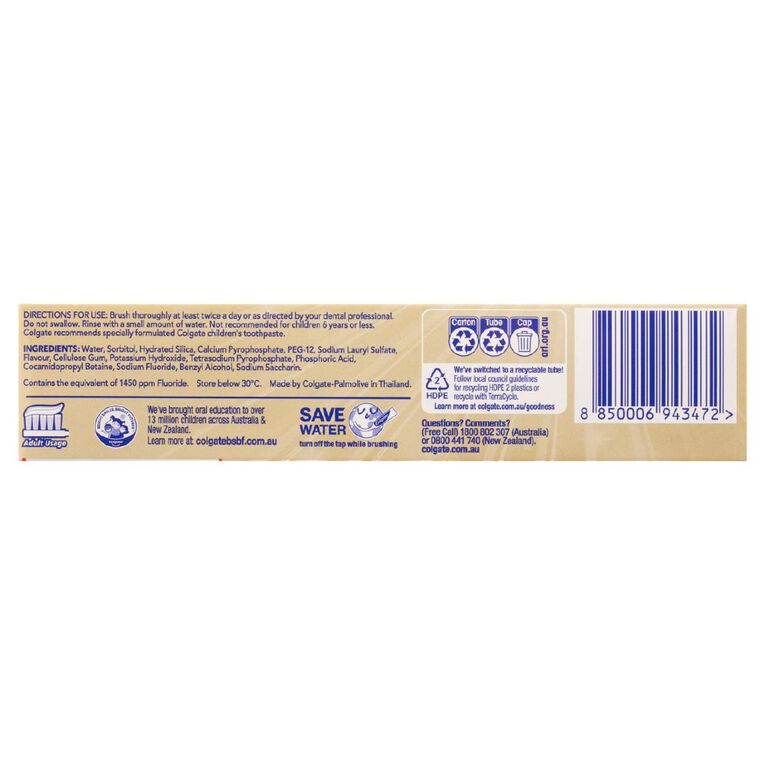 Colgate Advanced Whitening Tartar Control Toothpaste 115g, , hi-res