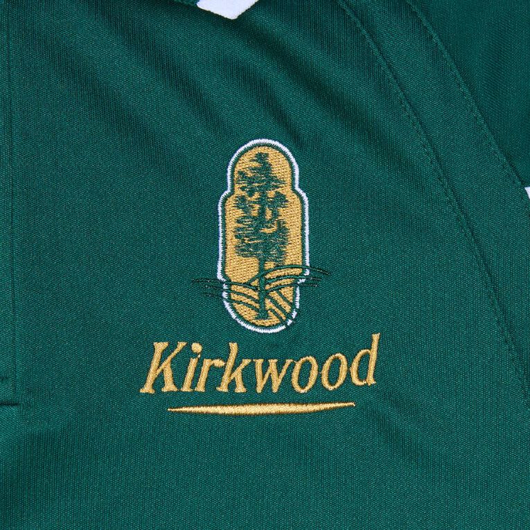 Schooltex Kirkwood Intermediate PE Polo with Embroidery, Forest/White, hi-res