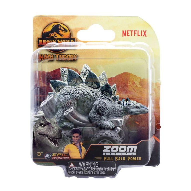 Jurassic Zoom Riders Chaos Theory Assorted, , hi-res