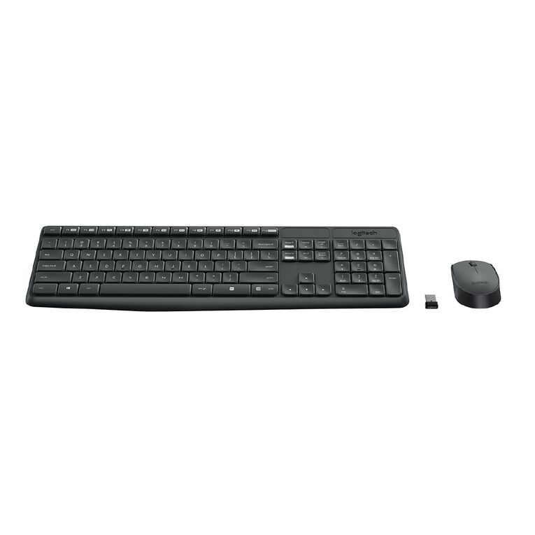 Logitech MK235 Wireless Keyboard and Mouse Combo Black, , hi-res