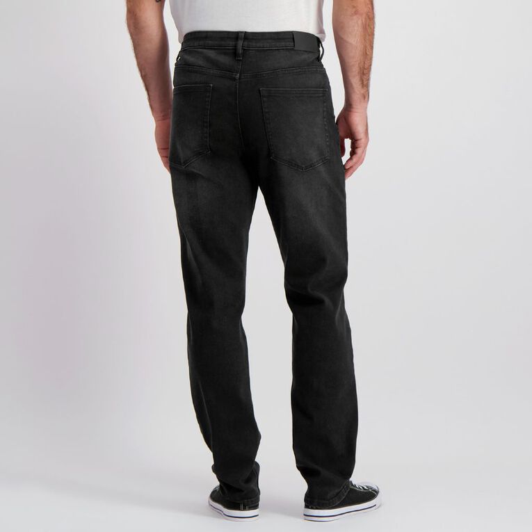 H&H Men's Slim Jeans Black | The Warehouse