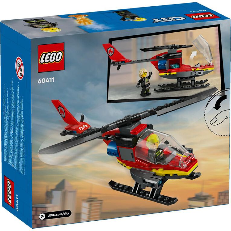 LEGO CITY Fire Rescue Helicopter 60411, , hi-res
