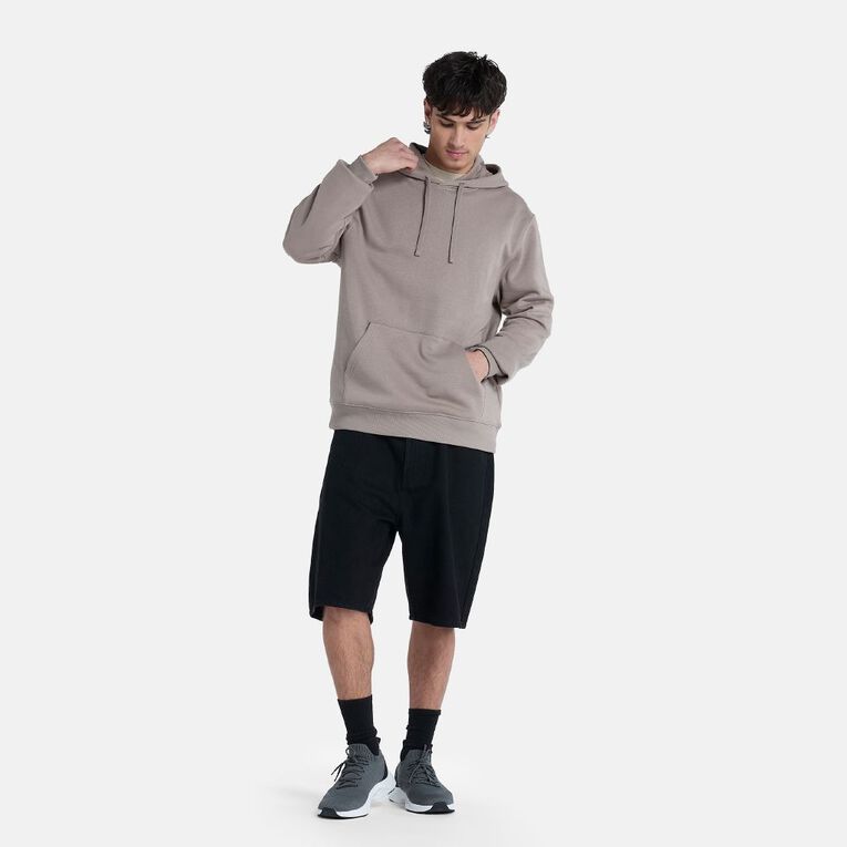 H&H Men's Plain Hoodie Sweatshirt, Brown Light, hi-res
