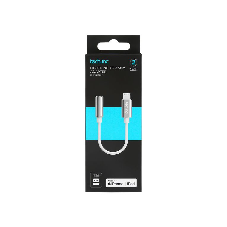 Tech.Inc Lightning To 3.5mm Adapter TIEM104A, , hi-res