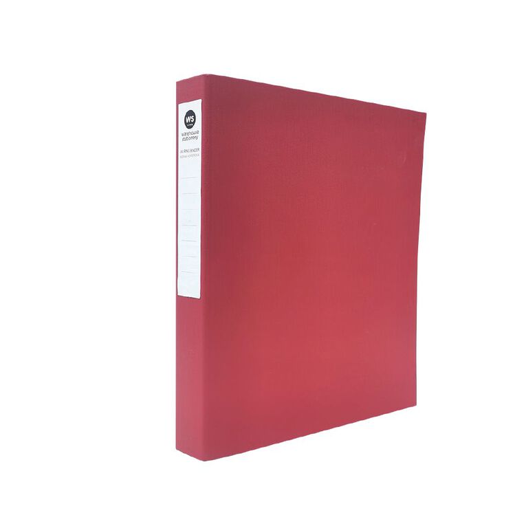 WS Ringbinder A4 Red Mid, , hi-res