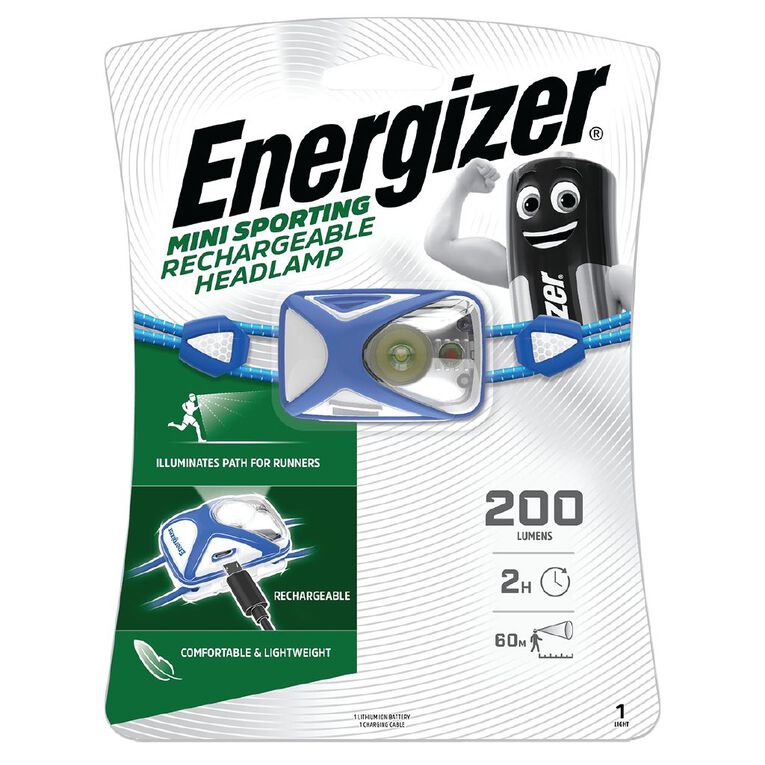 Energizer Recharge Sport Headlight 200 Lumens, , hi-res