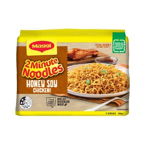 Maggi 2 Minute Honey Soy Chicken Noodles 5 Pack
