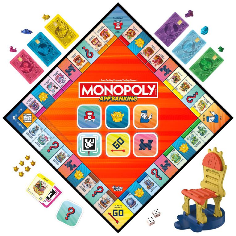 Hasbro Monopoly App Banking, , hi-res
