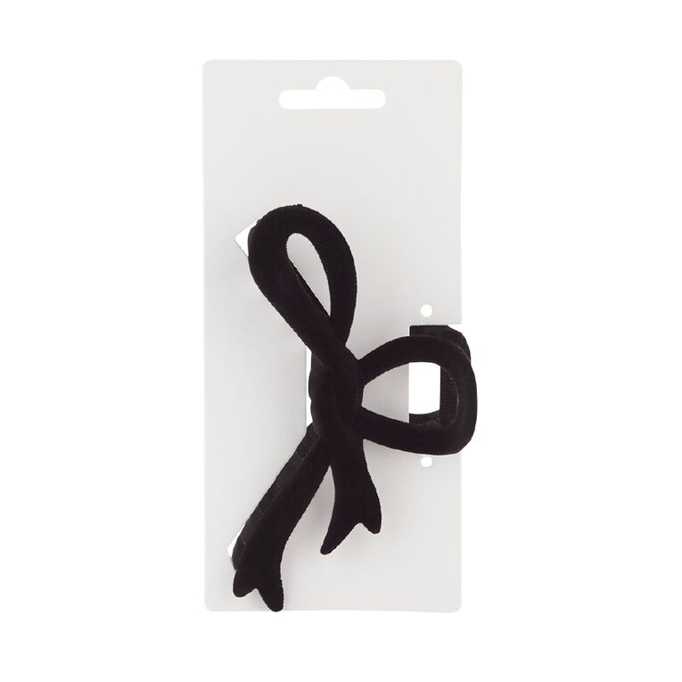 Bow Clip Black, , hi-res