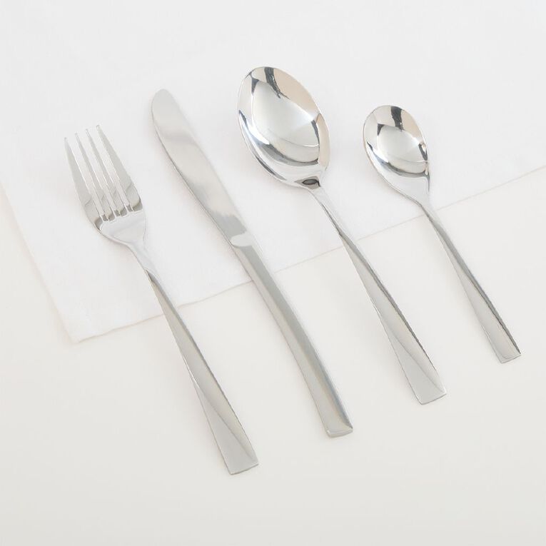 Living & Co Seattle Cutlery Set Stainless Steel 40 Pack, , hi-res