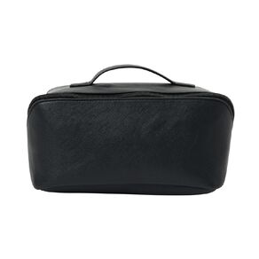 poppi toiletry bay wide open zip black 1 each