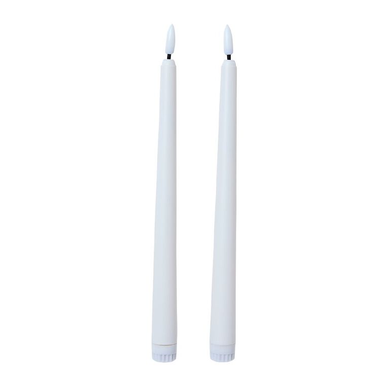 Living & Co LED Taper Candle 2 Pack, , hi-res