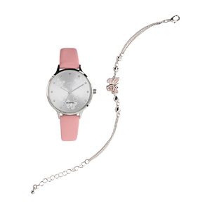 Young Original Teens' Butterfly Watch Bracelet Set