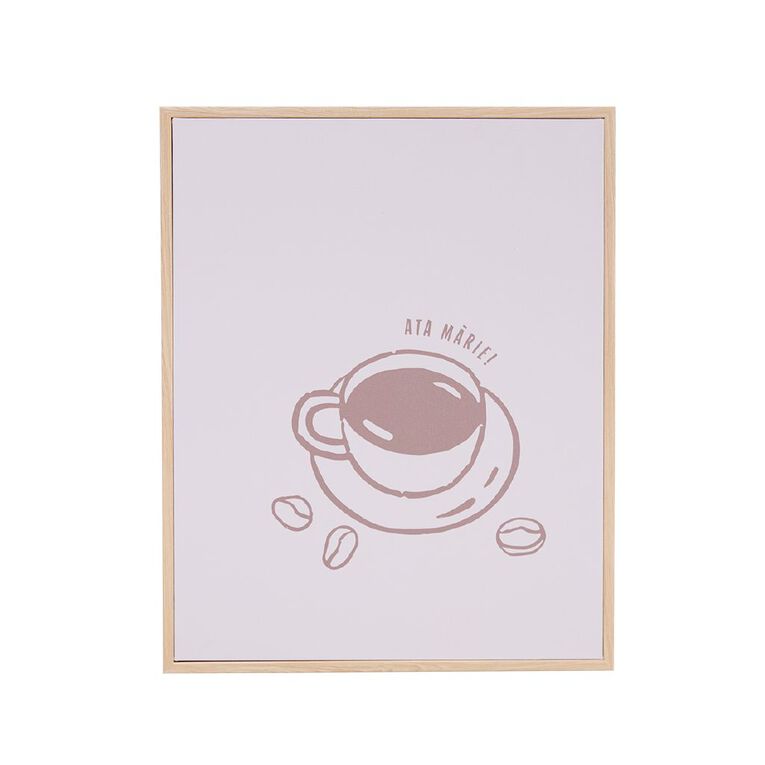 Living & Co Morena Framed Canvas 40cm x 50cm, , hi-res