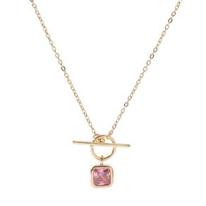 Gold Plated Tbar Necklace