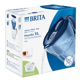 Brita Marella XL Jug with 3 Maxtra Pro Filters Value Pack Blue