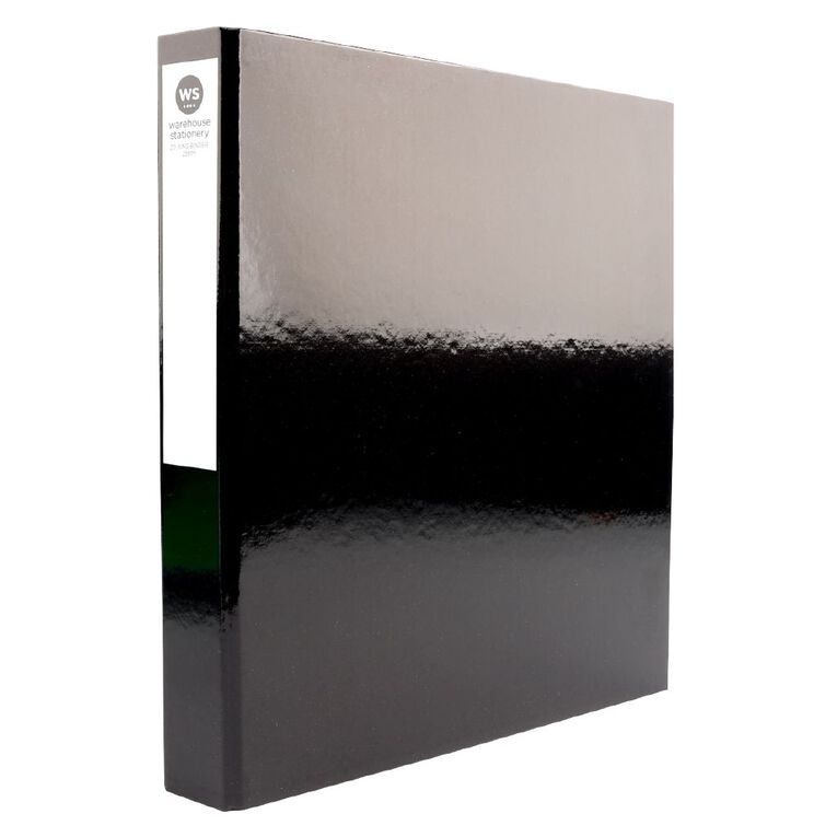 WS Ringbinder 2D 25mm Black A4, , hi-res