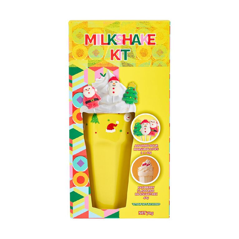 Christmas Milkshake Maker Kit with Sour Marshmallows, , hi-res