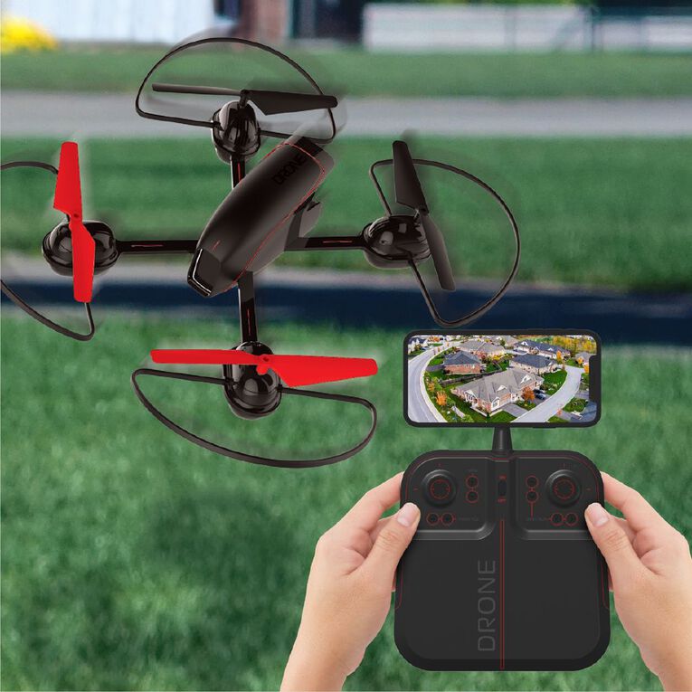 Sharper Image Drone Mach 10inch with Camera Streaming, , hi-res