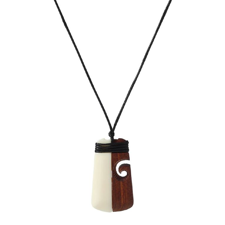 Kiwiana Pendant Necklace Cream, , hi-res