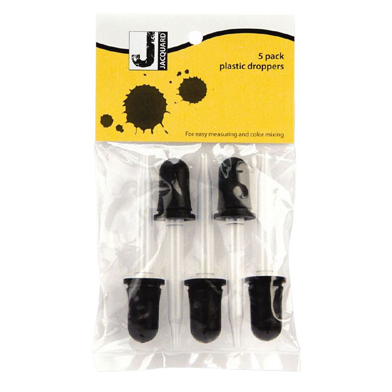 Jacquard Plastic Dropper 5 Pack, , hi-res