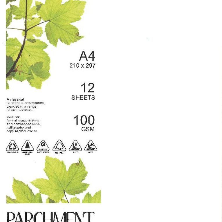 Direct Paper Parchment Paper 100gsm Nova A4 12 Pack, , hi-res