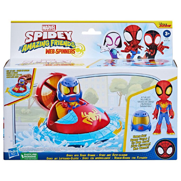 Spider-Man Spidey and Friends Webspinner Vehicle Assorted, , hi-res