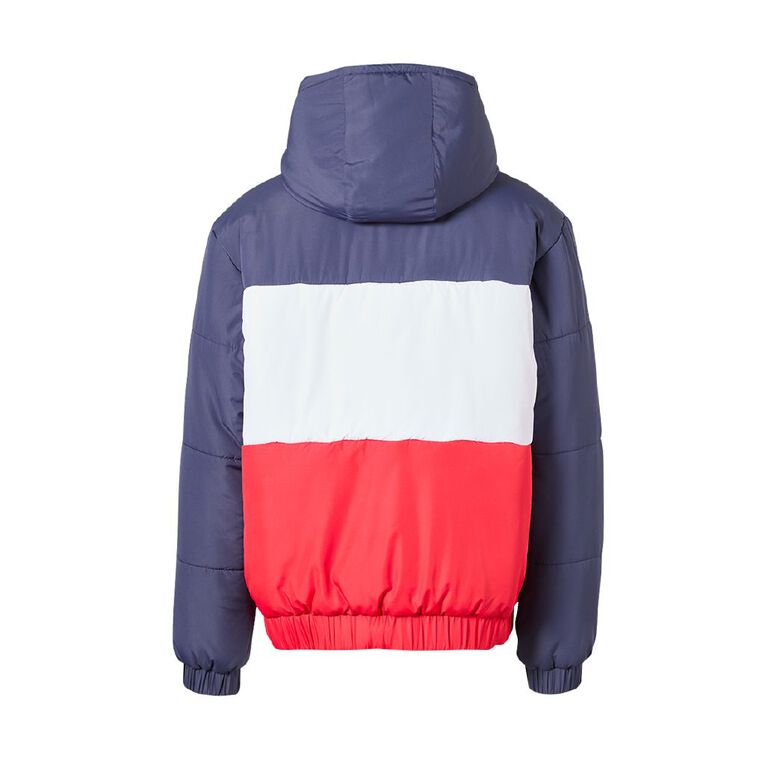 Fila Men's Puffer Jacket, Blue Dark, hi-res