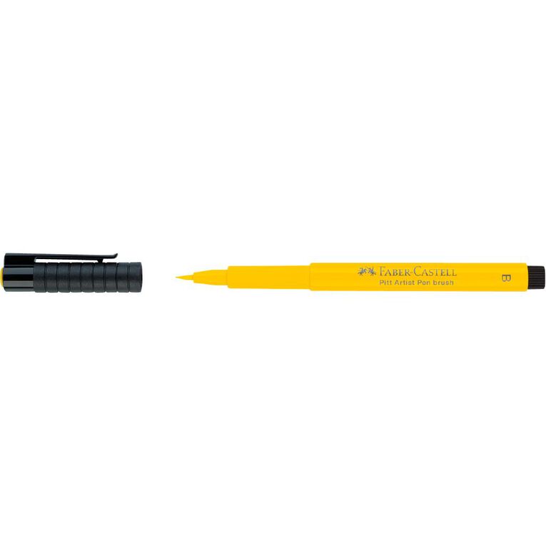 Faber-Castell Pitt Artist Pen Brush #107 Cadmium Yellow, , hi-res