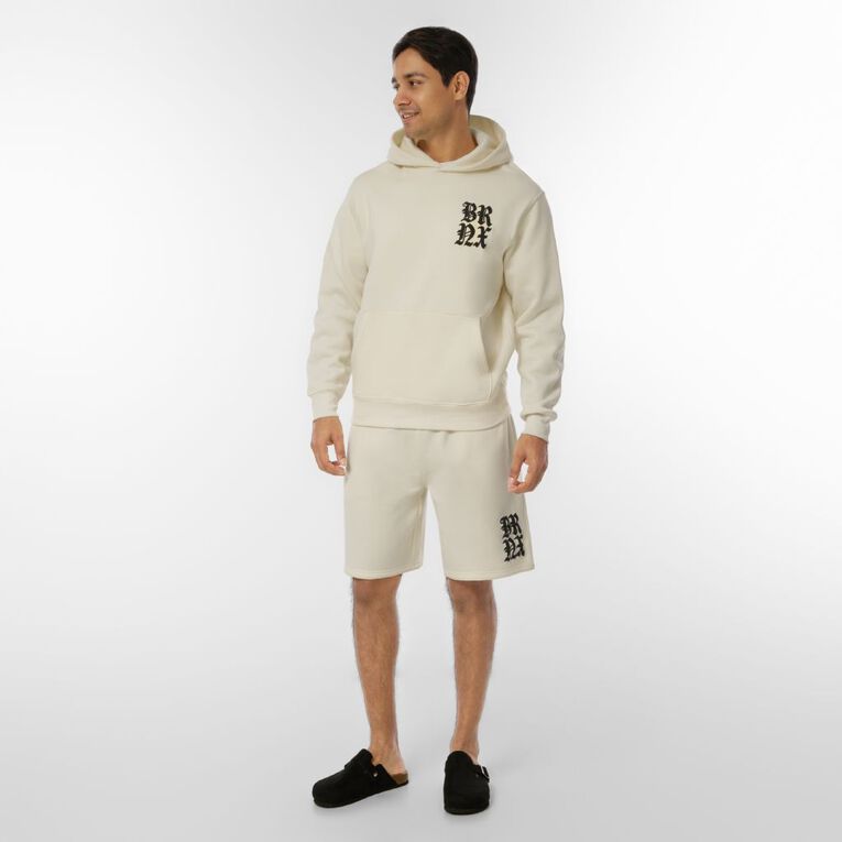 Garage Men's Men's Oversized Fresh Fleece Hoodie, Cream, hi-res