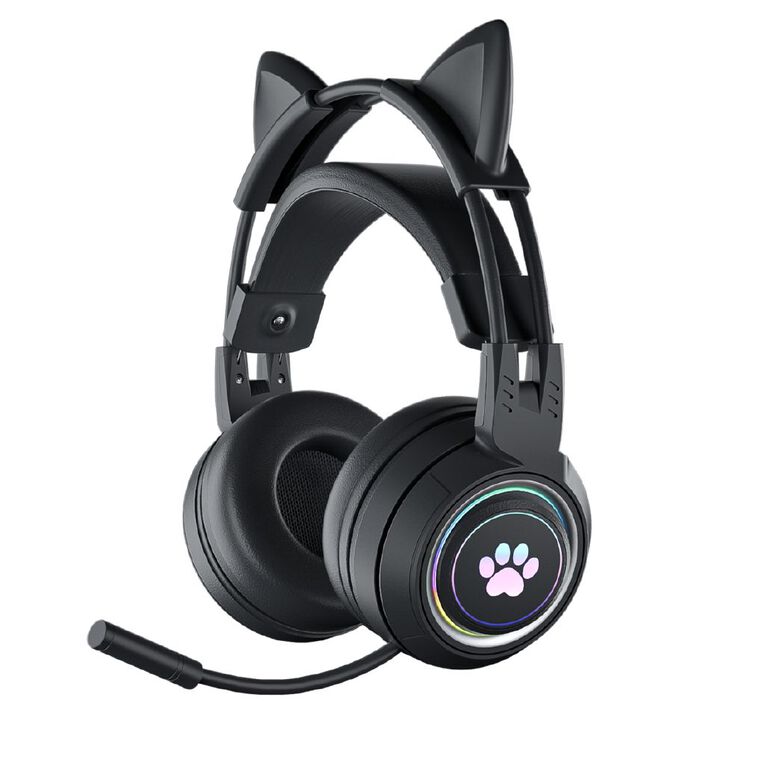 PowerPlay Cat RGB Gaming Headset Black, , hi-res