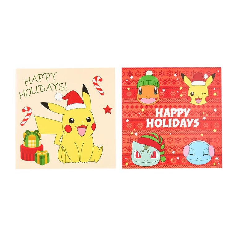 Pokemon Christmas Cards 10 Pack, , hi-res