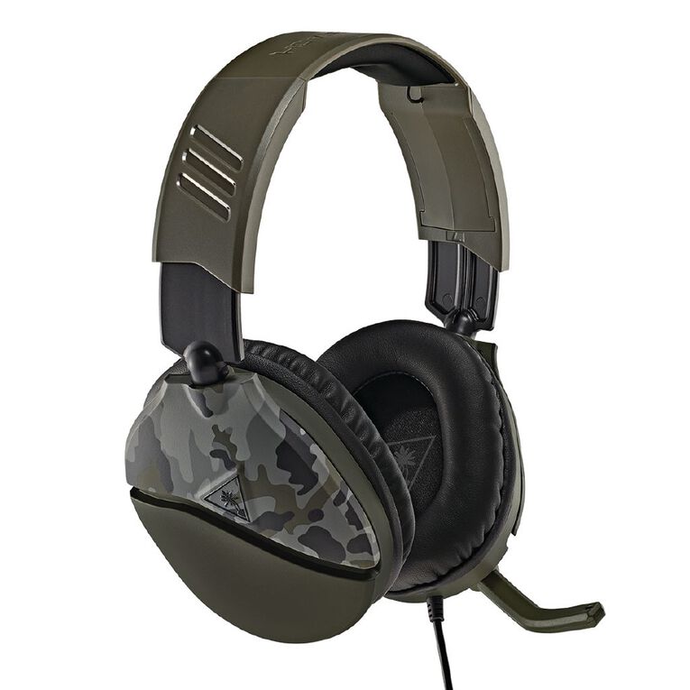 Turtle Beach Recon 70 Multiplatform Gaming Headset Green Camo, , hi-res