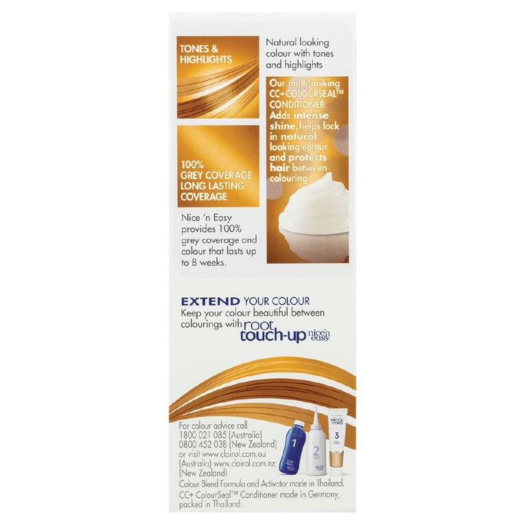 Clairol Nice N Easy Permanent Hair Colour Golden Blonde 8G, , hi-res
